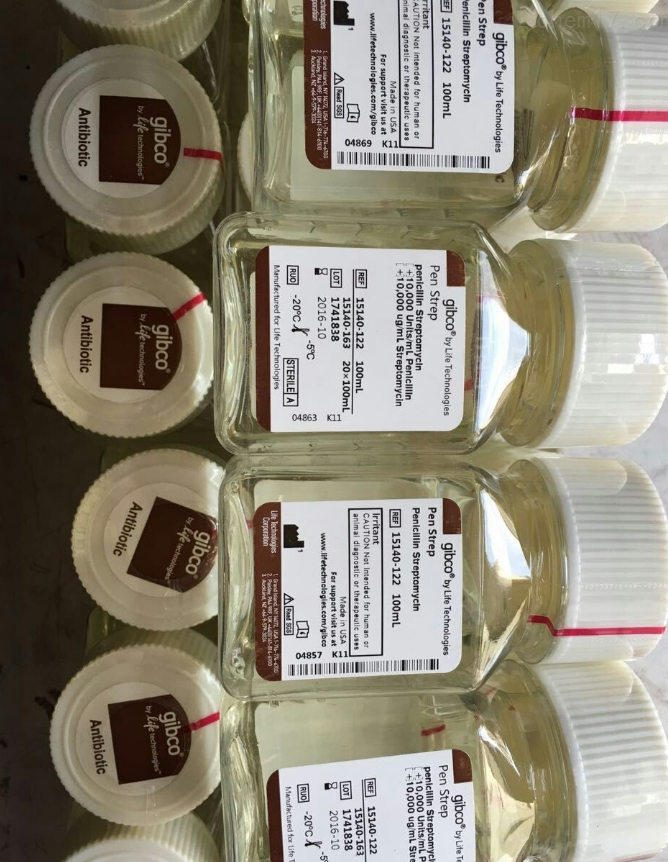 15140-122青霉素链霉素双抗溶液 Gibco试剂